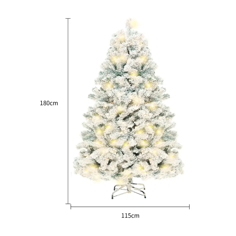 Christmas Tree PVC Artificial Snow Christmas Tree Mall Window β photo 6