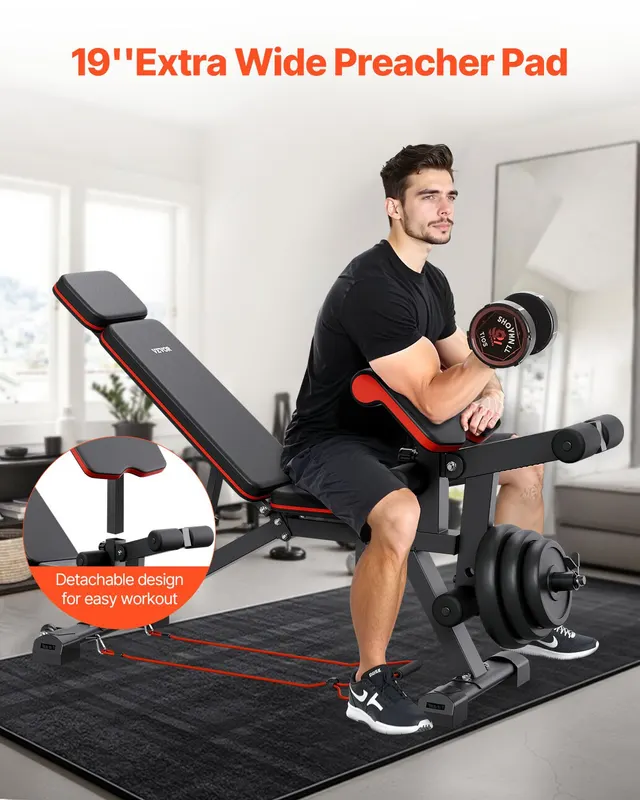 Weight Bench — 800lbs Adjustable Weight Bench Press for Full — photo 3