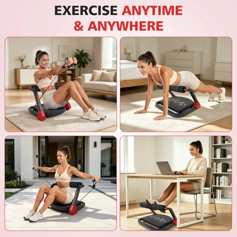 Ab Core Trainer Abdominal Machine for Home Gym with Resistance — photo 3