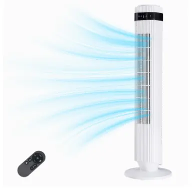 The Bedroom Is Equipped with a Silent Tower-type Fan
