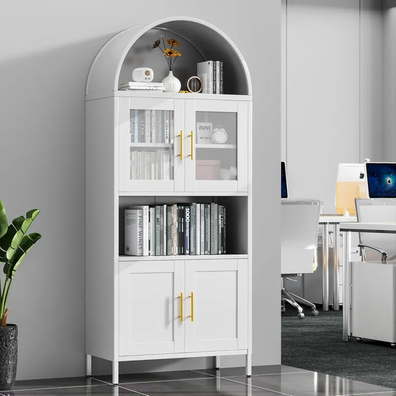 73 in Tall Metal Arched Cabinet β photo 2