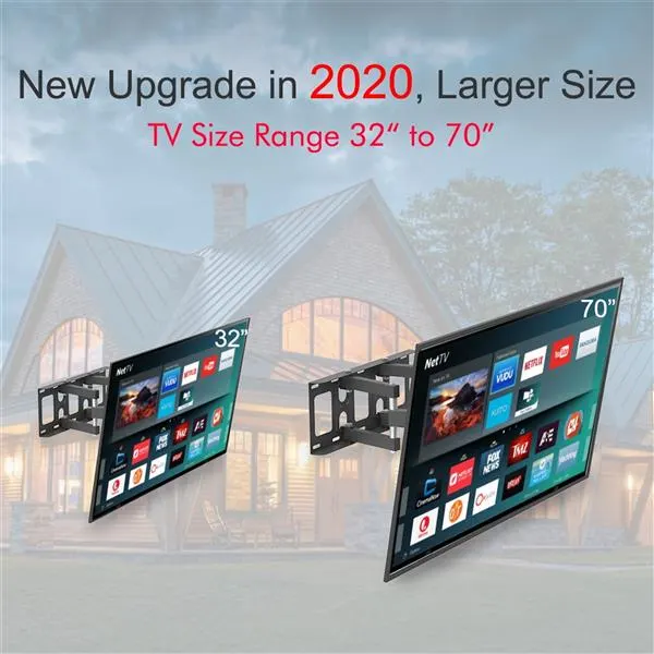 32-70 Inch Double Swing Large Base TV Stand β photo 8