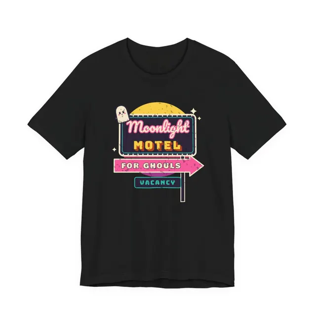 Moonlight Motel For Ghouls T-Shirt