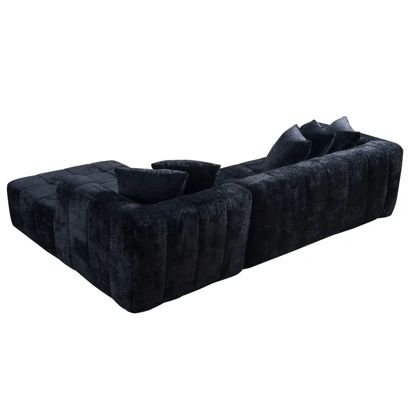 107.9 Cloud Modular Sectional Sofa Couch with L-shape Chaise β photo 2