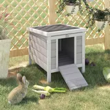 Small Wooden Rabbit Hutch Bunny Cage Guinea Pig Cage Duck House — photo 2