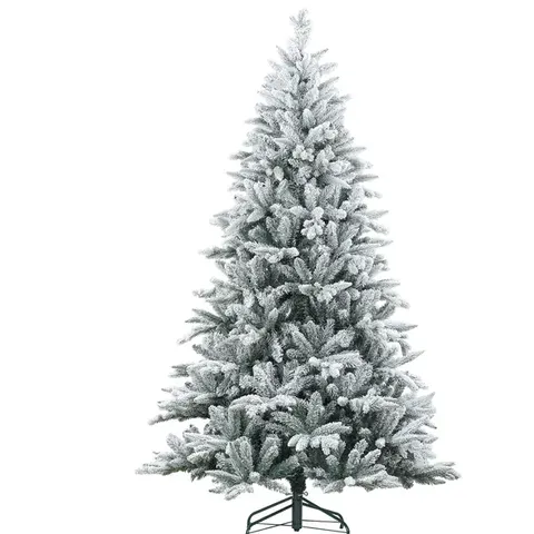 7 Ft Snow Flocked Artificial Christmas Tree with 1401 Tips