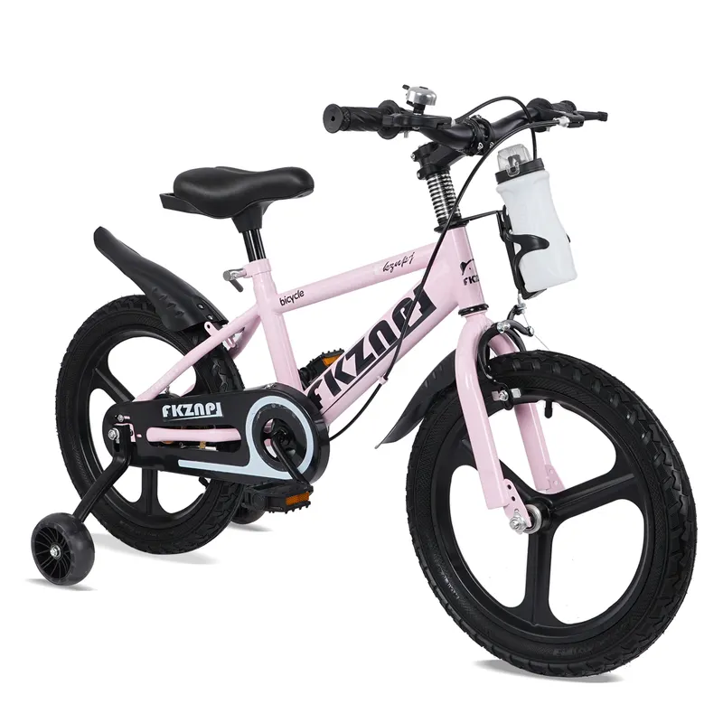 FKZNPJ Kids Bike 16 Inch High Carbon Steel Frame