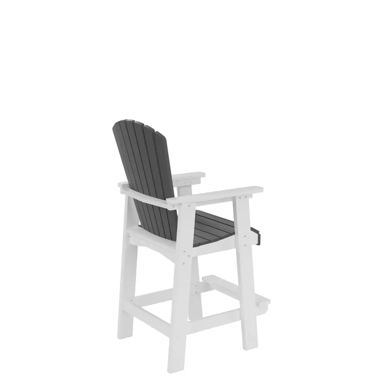 HDPE Bar Chair — Outdoor Tall Adirondack Chairs Set of 2 — photo 2