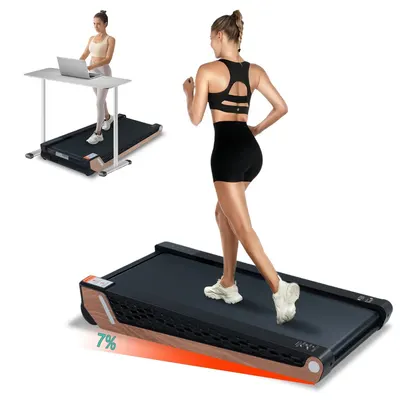 Home Gym: 8 Incline Walking Pad Treadmill Portable Compact Treadmills