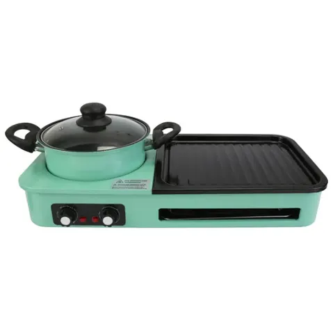 Electric Grill and Hot Pot Combo