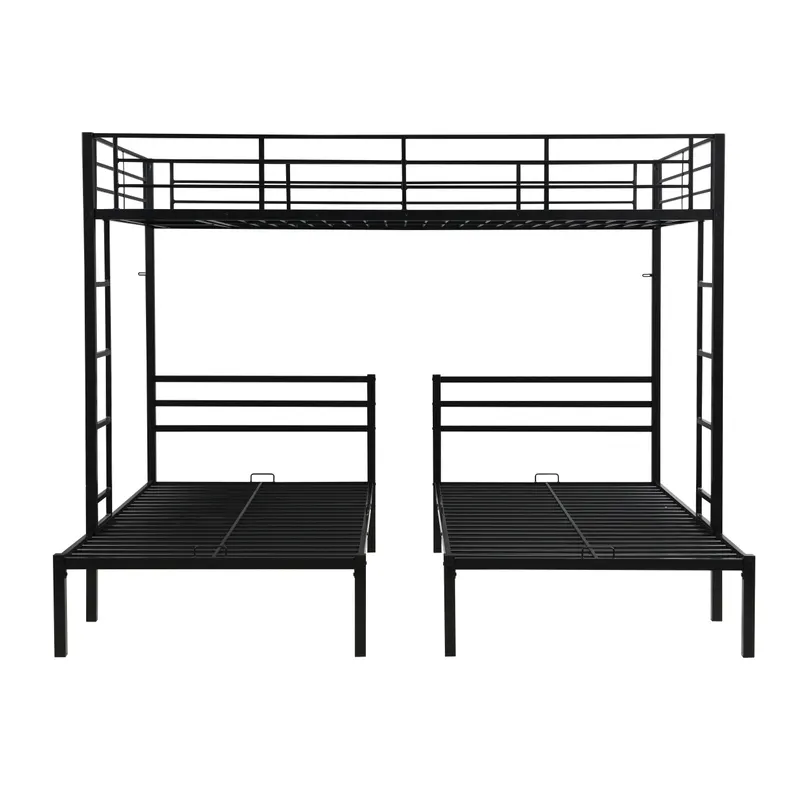 Full Over Twin Over Twin Bunk Bed — photo 4