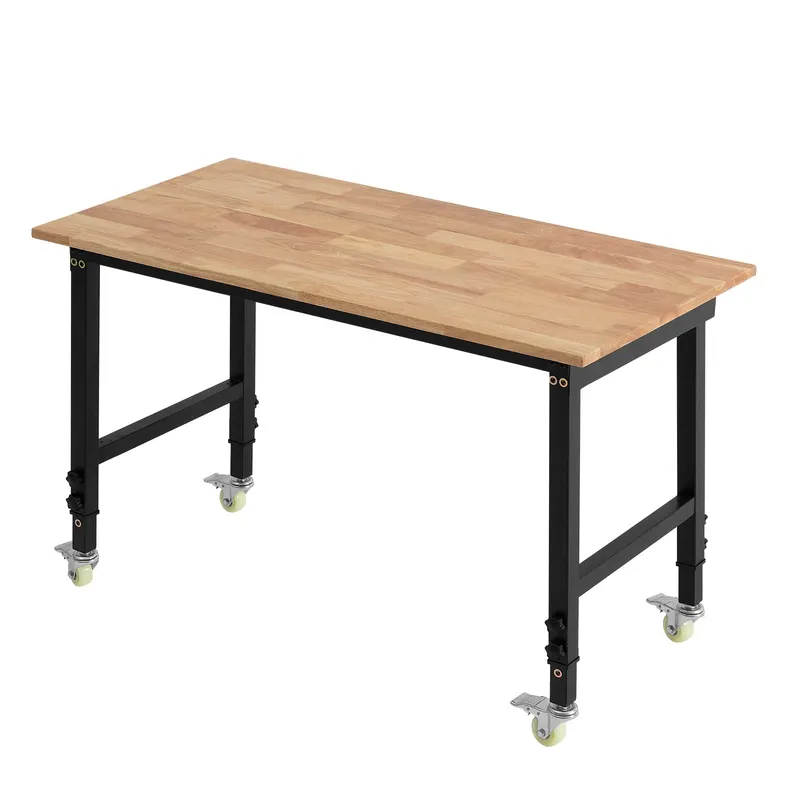 Adjustable Workbench on Wheels