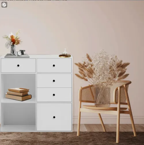 Elegant Design Buffet Cabinet Storage Cabinet with Drawers — photo 2
