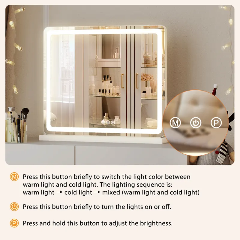 Vanity Mirror with Lights β LED Makeup Mirror with Dimmable 3 β photo 2