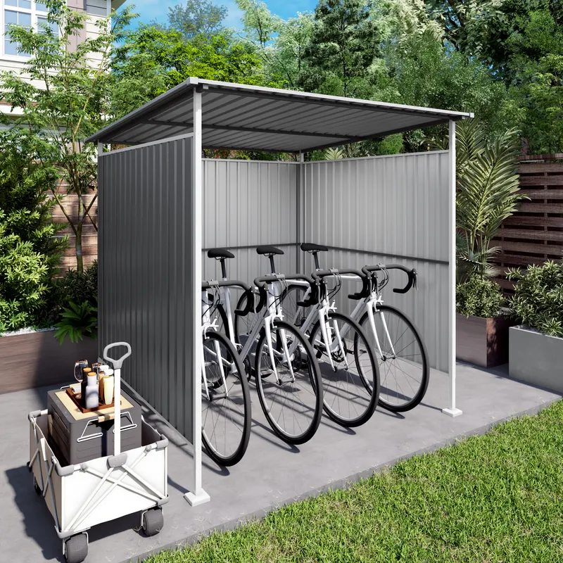 Outdoor Pergola for Patio — Bike Storage Shed