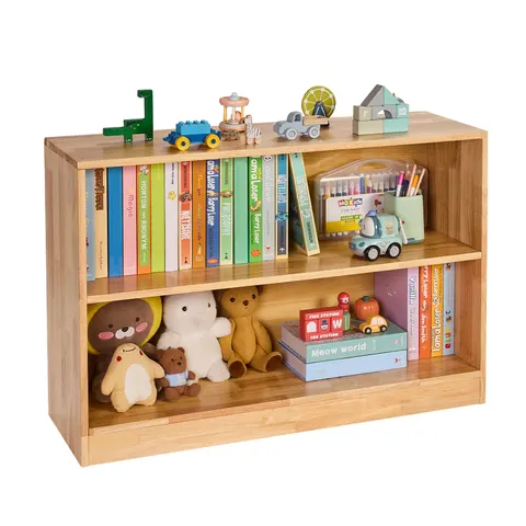 Montessori Bookshelf — 35.4 in Width Toy Storage Organizer