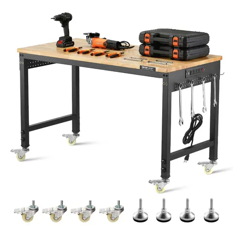 48-Inch Adjustable Workbench β 2000 Lbs Load