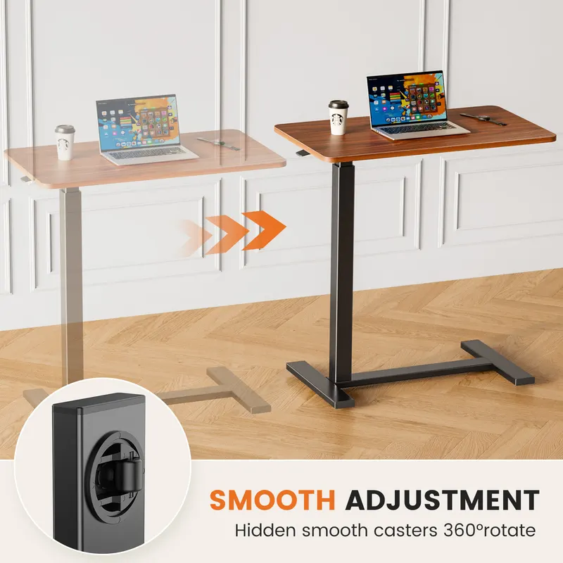 Adjustable Mobile Bed Table — Computer Desk — photo 4