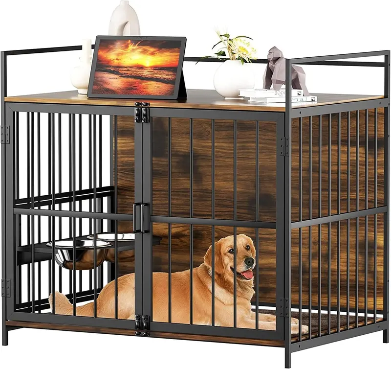Dog Crate Furniture-style Cages for Large Dogs Indoor Heavy Duty