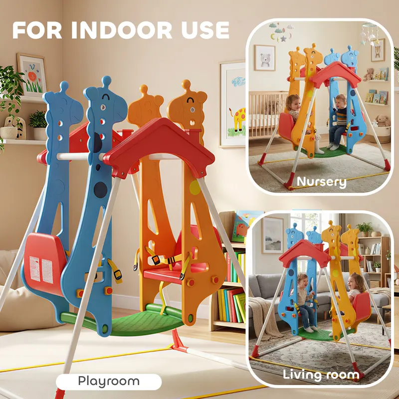 Kids Indoor Swing with Double Seats β photo 5