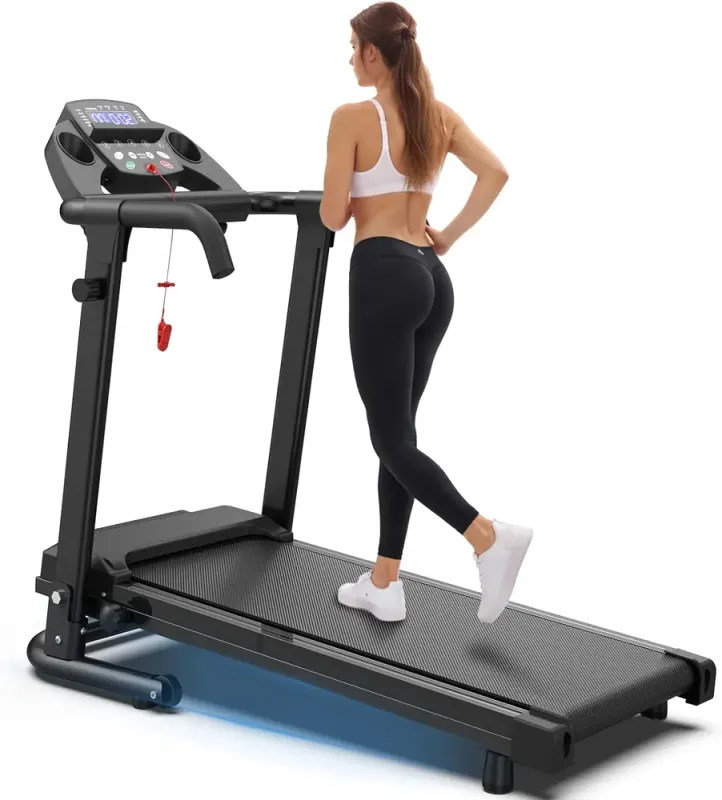 Foldable Treadmills for Home — Portable Treadmill with Handles
