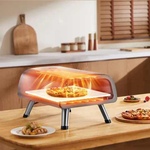 Electric Pizza Oven Countertop Pizza Maker for 12" Pizza Indoor