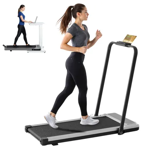 Compact Armless Treadmill — Quiet Under Desk Walking Pad