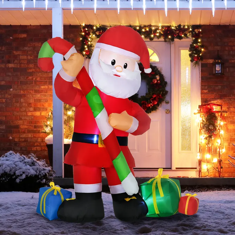6ft Christmas Inflatables Outdoor Decorationss Decorations Santa — photo 8
