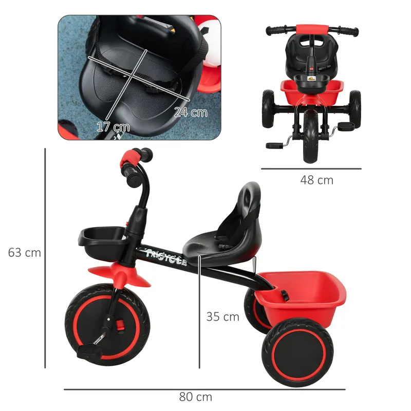 Tricycle for Toddlers Age 2-5 with Adjustable Seat — photo 4