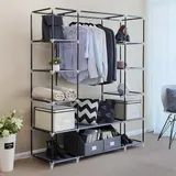 69 Portable Clothes Closet Wardrobe Storage Organizer with Non — photo 2