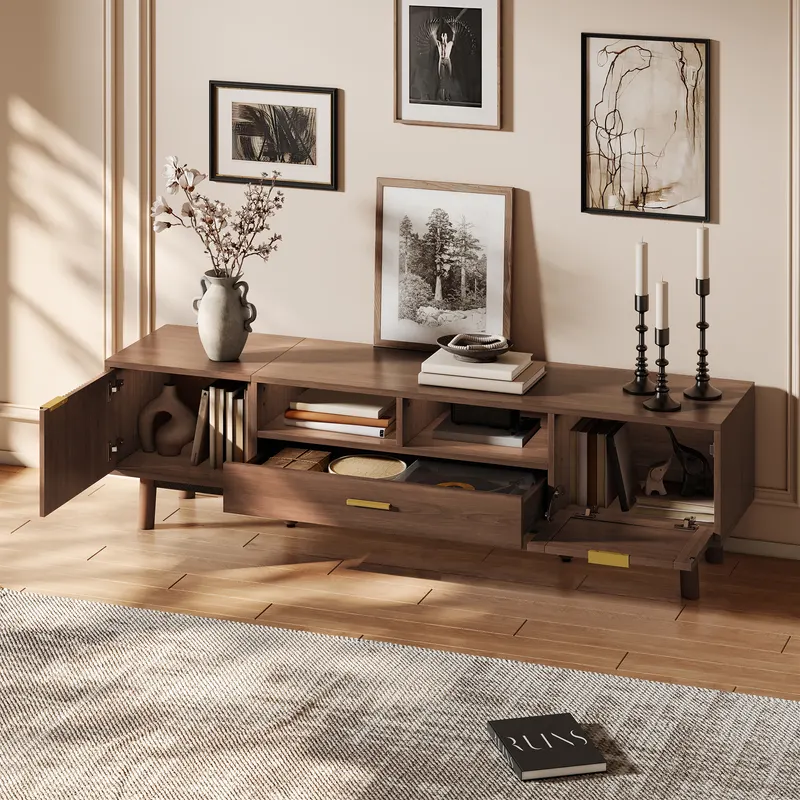 Wood Fashionable TV Stand for 75 TVs — photo 5