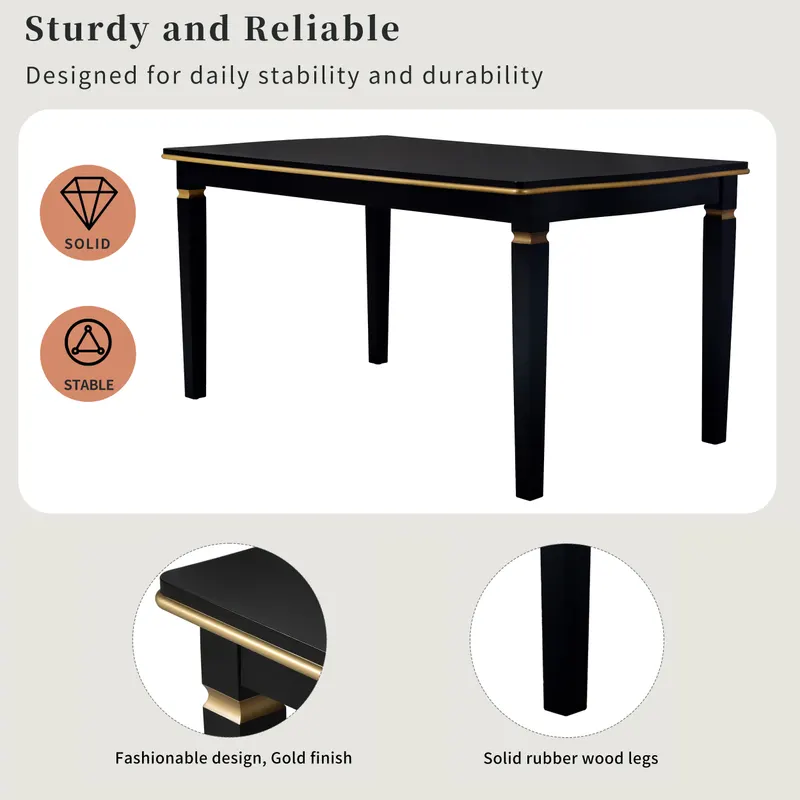 6-Piece Kitchen Dining Table Set β photo 5