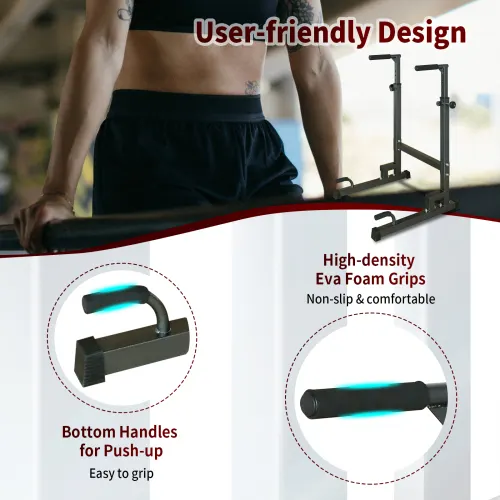 Power Tower Dip Station Adjustable Height Heavy Duty — photo 4