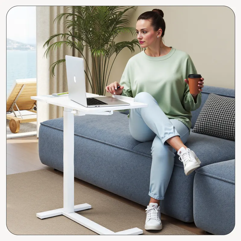 Adjustable Overbed Table with Wheels β photo 5