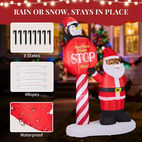 8.2FT Lighted Christmas Inflatable Decoration — photo 3