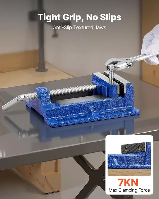 Drill Press Vise — 6 Inch Jaw Width — photo 3