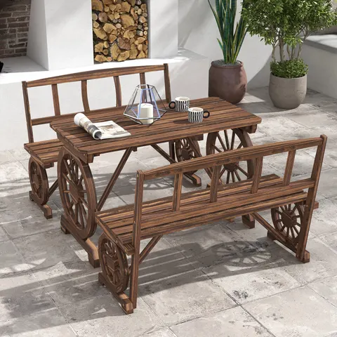 Patio Table and Chairs for 4 People