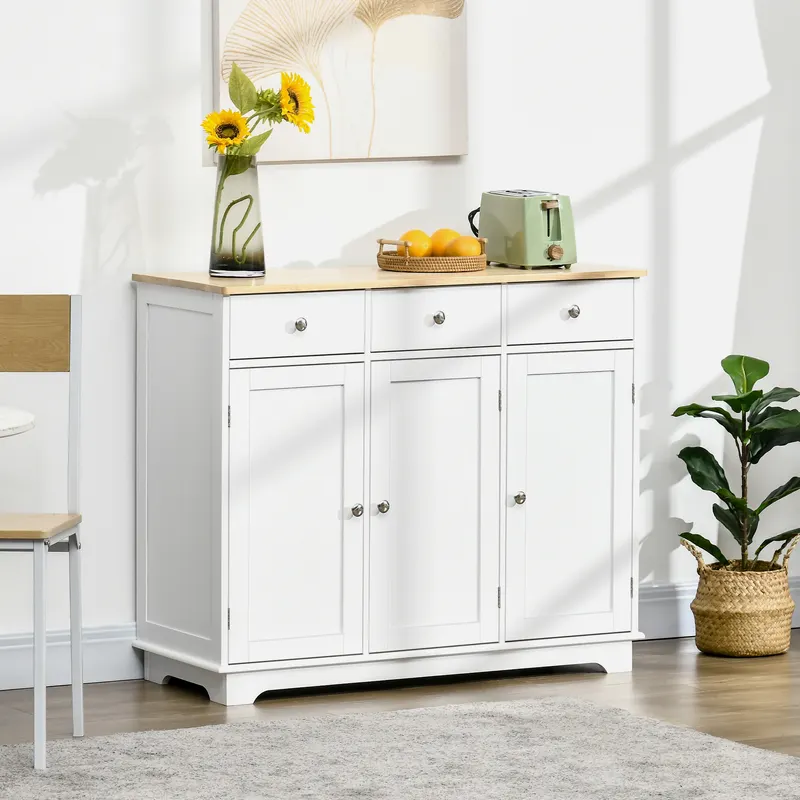 Modern Sideboard with Rubberwood Top β photo 2