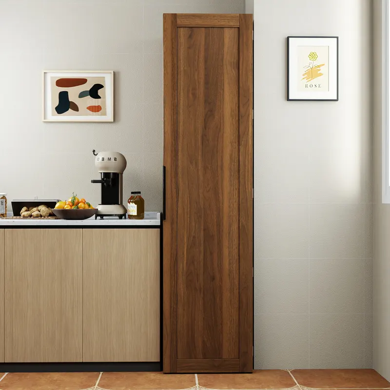 Kitchen Pantry Cabinet — Brownfreestanding Buffet Cupboards — photo 5