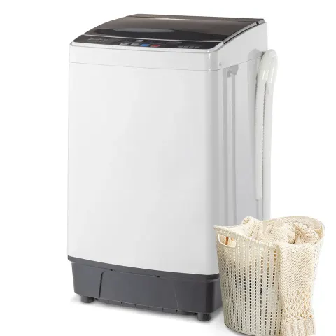 Full-automatic Washing Machine Top Load Portable Compact Laundry