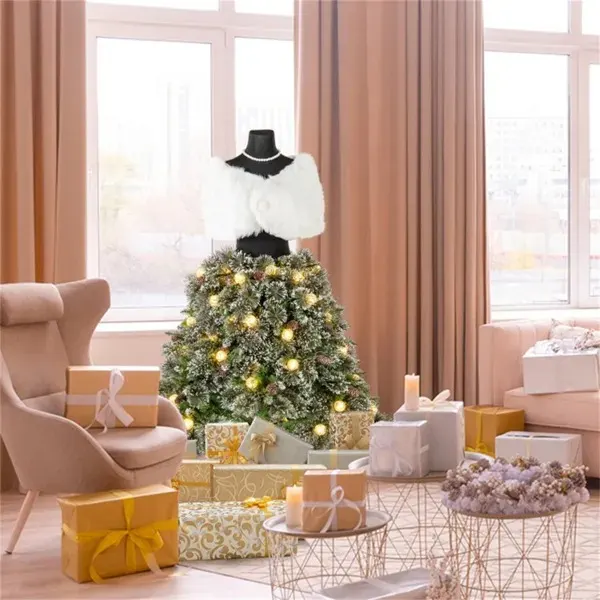 5 FT Pre-lit Mannequin Artificial Christmas Tree — photo 2