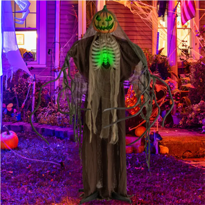 6ft Halloween Animatronic Ghost Pumpkin β photo 3