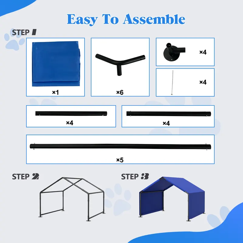 Dog Shade Shelter Outdoor Tent for Small Medium Dogs — photo 4