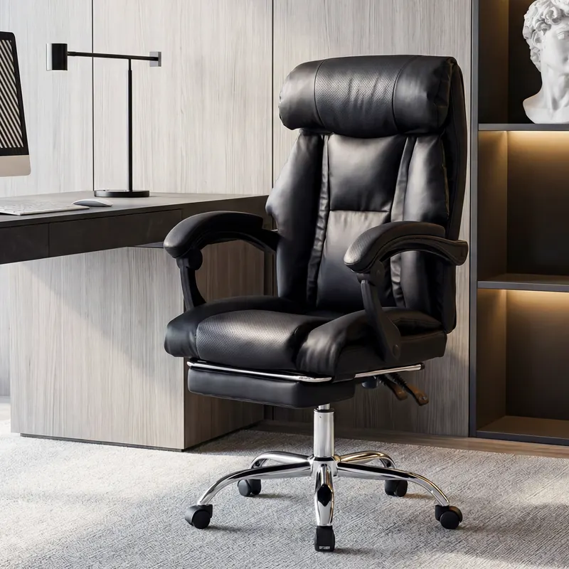 Office Chair Adjustable Height Executive Desk Chair with Foot β photo 5