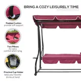 3-Seat Outdoor Patio Swing Chair — photo 4