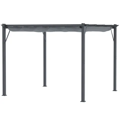 Outdoor Retractable Pergola Canopy