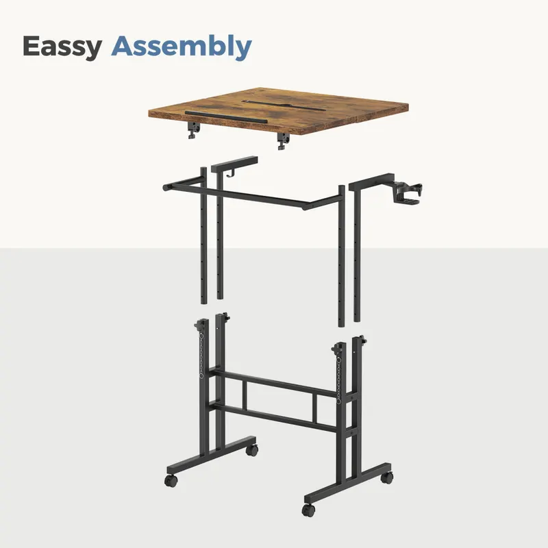 Separate-top Rotating Standing Desk β photo 3