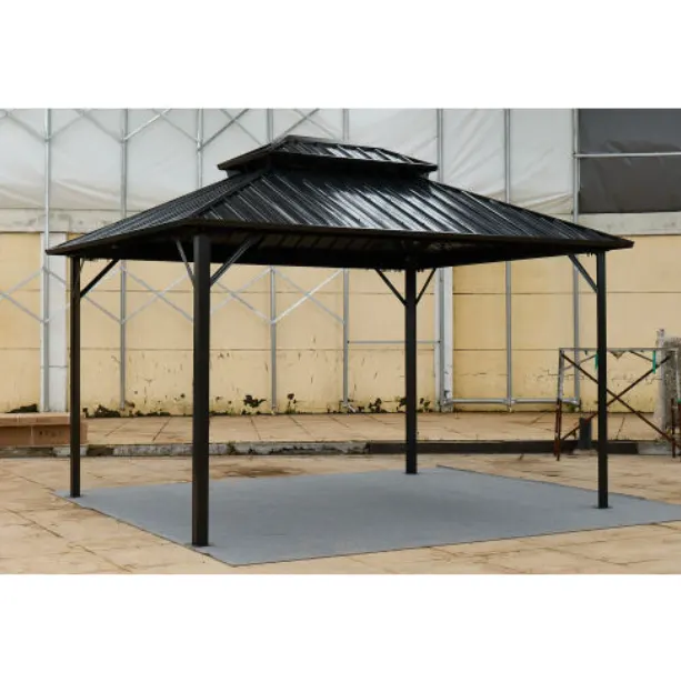 Color Steel Tile Double-roof Pavilion Gazebo — photo 4