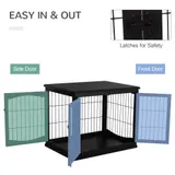 Dog Crate Furniture — 32" Small Dog Cage End Table with 2 Doors — photo 5