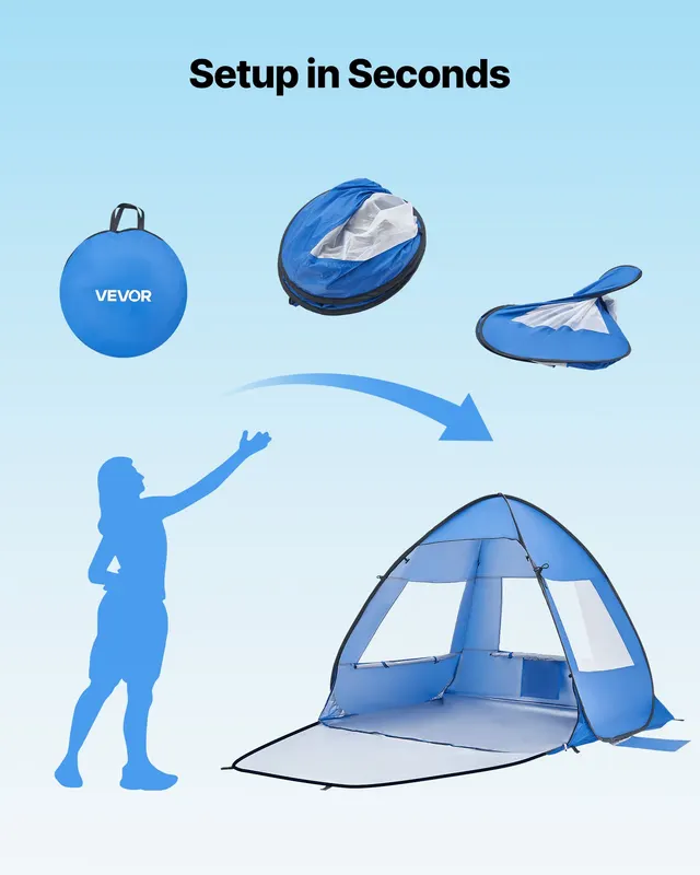 Beach Tent Sun Shelter for 2 Person — photo 3
